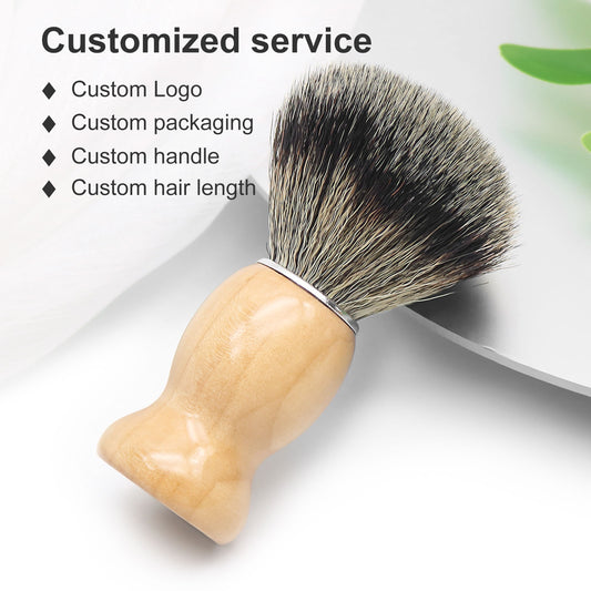 Diri Hemu Wood Grain Men's Grooming Shaving Brush Perfect for Men Gift