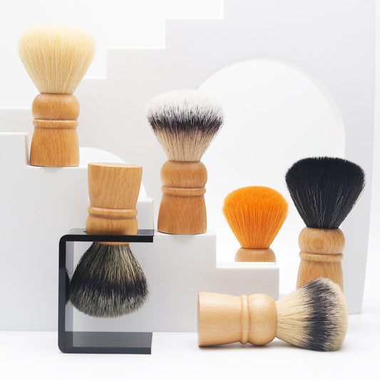Diri Eco-friendly Wooden Synthetic  Shaving Brush For Gentleman Wet Shave