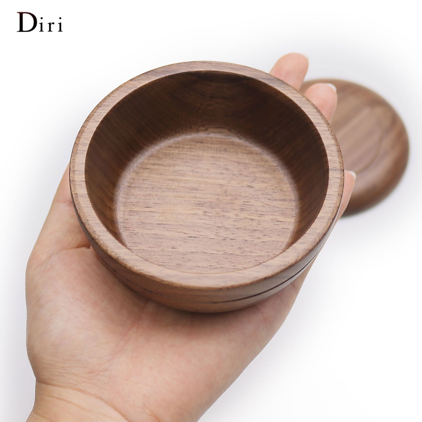 Hot Selling Multi - function Walnut Wooden Shaving Soap Bowl