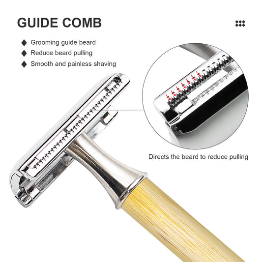 High Quality Wood Handle Edge Safety Razor Gift Shaving Safety razor