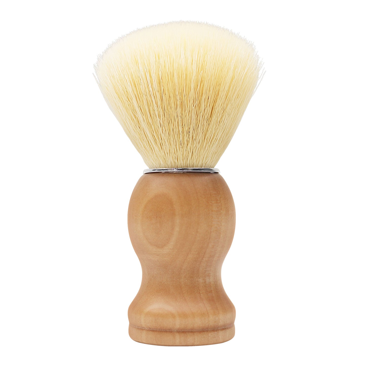 Soft Man‘s Shaving Brush Premium Wood Grain With Silver Ring beard brush