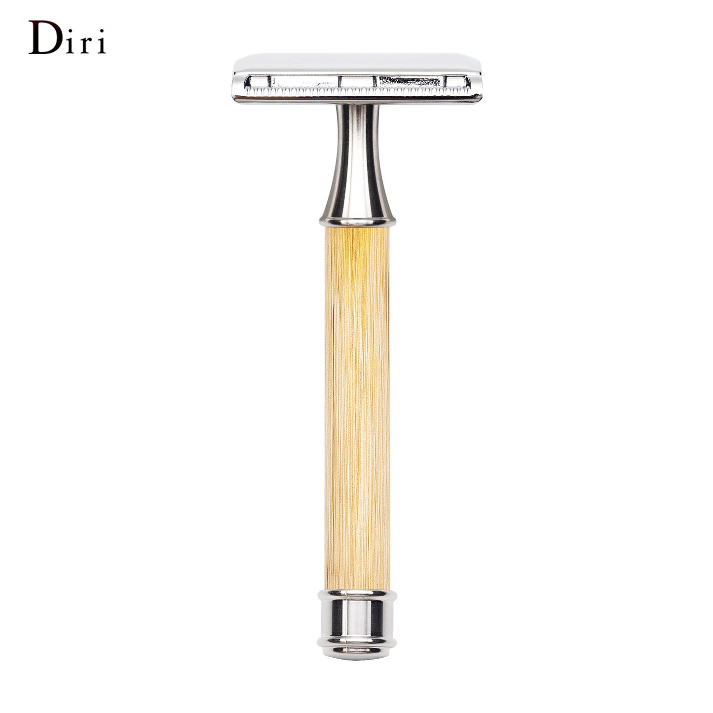 Natural Bamboo handle Safety Razor Zinc Alloy Double Edge Safety Razor