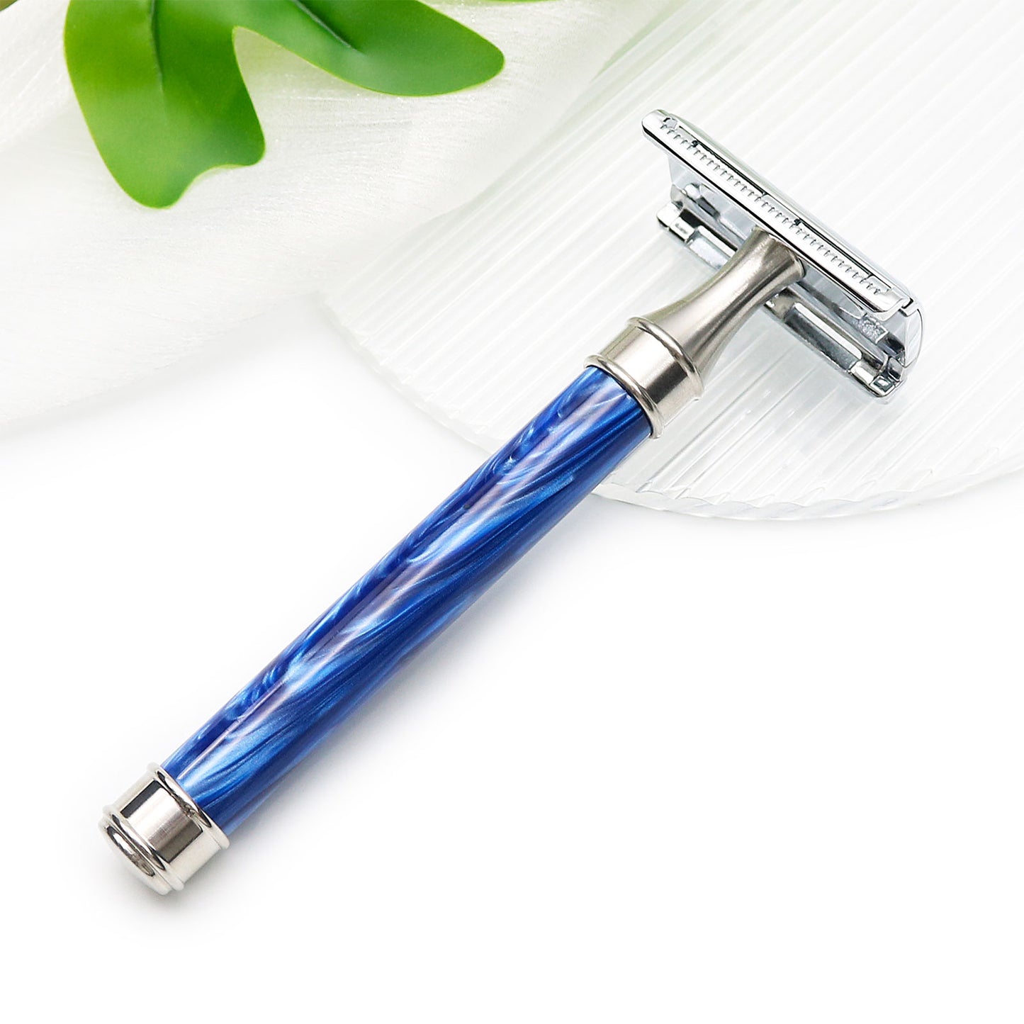 Professional Male Shaving Razor Resin Handle Safety Razor for Home or Travel