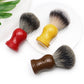 High Quality Synthetic Shaving Brush Nylon Hair Red Acrylic Handle Brush Shaving Tools For Men