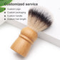 Diri Eco-friendly Wooden Synthetic  Shaving Brush For Gentleman Wet Shave