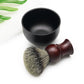 Top Selling Nature oval Rosewood Synthetic Hair Shaving Brush for Smooth Shaves