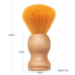 Promotion Private Label Men's Grooming Synthetic Hair Wood Grain Shaving Brush