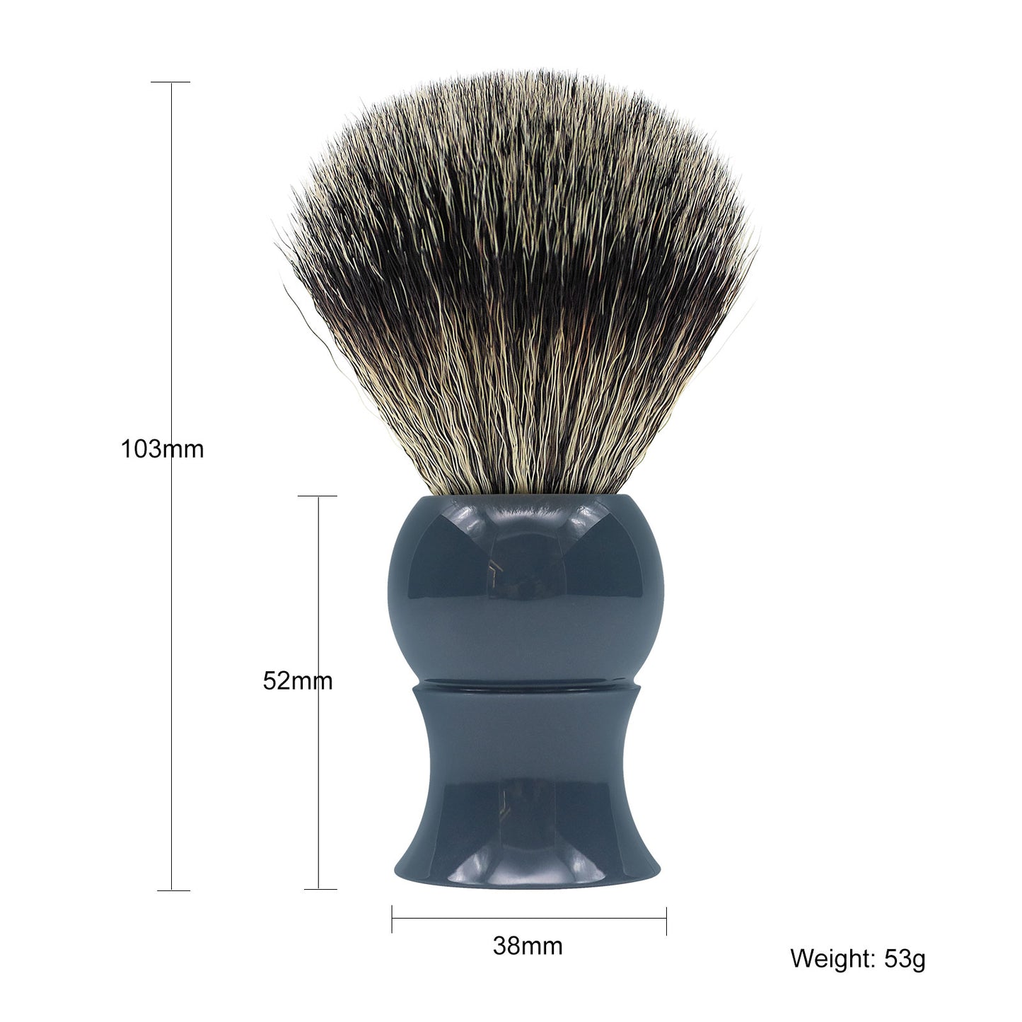 Portable Travel Attractive Design Vegan Synthetic Shaving Brush Luxury Shave Accessory for Men