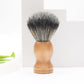 Promotion Private Label Men's Grooming Synthetic Hair Wood Grain Shaving Brush