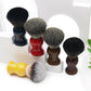 High Quality Synthetic Shaving Brush Nylon Hair Red Acrylic Handle Brush Shaving Tools For Men