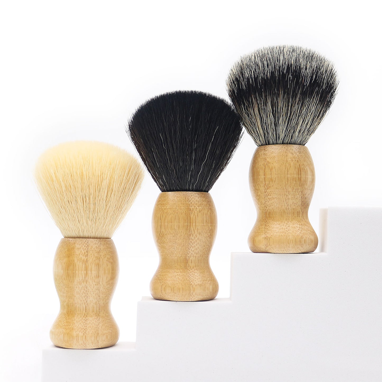 Elegant Shape Bamboo Handle Luxurious Premium Mens Shaving Brush