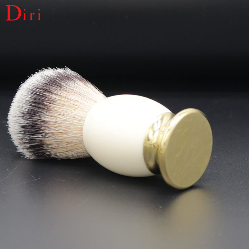 A Base of Heavy Weight Stainless Steel Acrylic Nylon Hair Shaving Brush