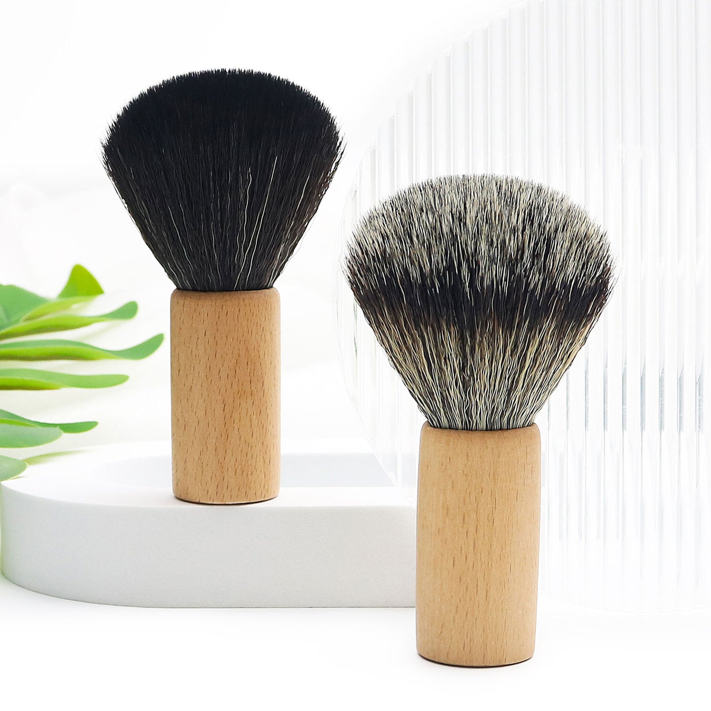 High Quality Shaving Brush for Men Custom Wood Package Handle