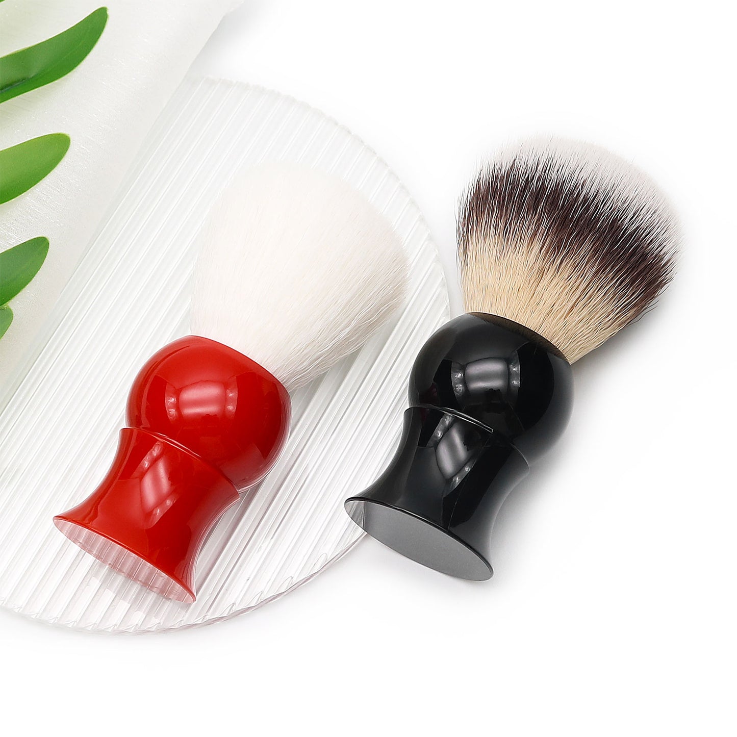 Portable Travel Attractive Design Vegan Synthetic Shaving Brush Luxury Shave Accessory for Men