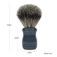 Men Grooming Synthetic Hair Gray Acrylic Handle Shaving Brush For Men Skin Care