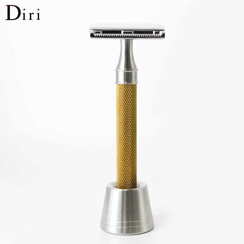 High Quality Golden Stainless Steel Twin Blade Shaving Razor