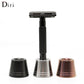 New Fashion Metal Aluminum Silver Safety Blades Shaving Razor For Gentleman Wet Shave