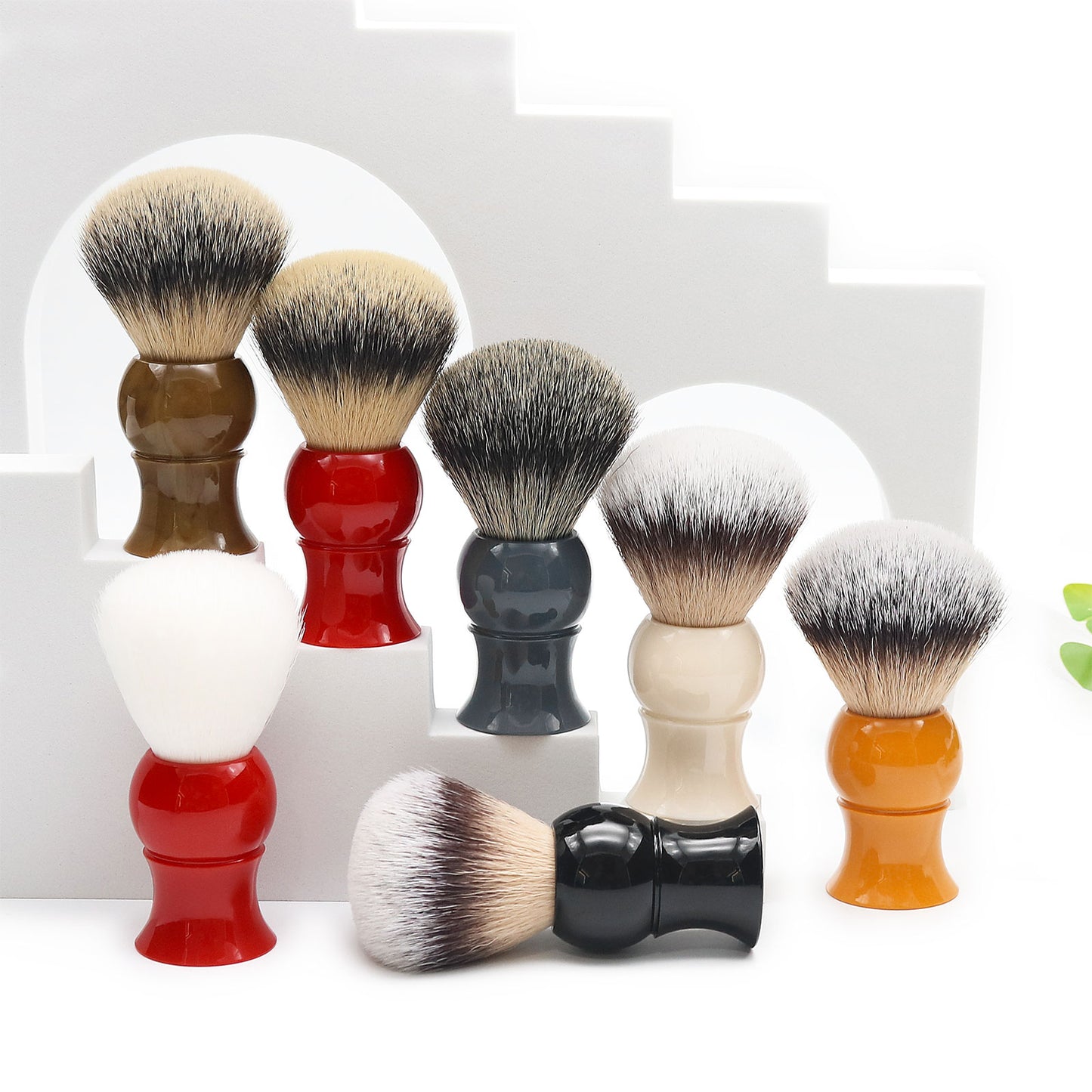 Best Christmas Gift Vegan Synthetic Nylon Acrylic handle Shaving Brush