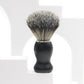 Black Wood Grain Silvertip Synthetic Hair Shaving Brush For Men's Beard Care