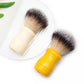 Pro Men Nylon Hair Shaving Beard Brush With Yellow Acrylic handle