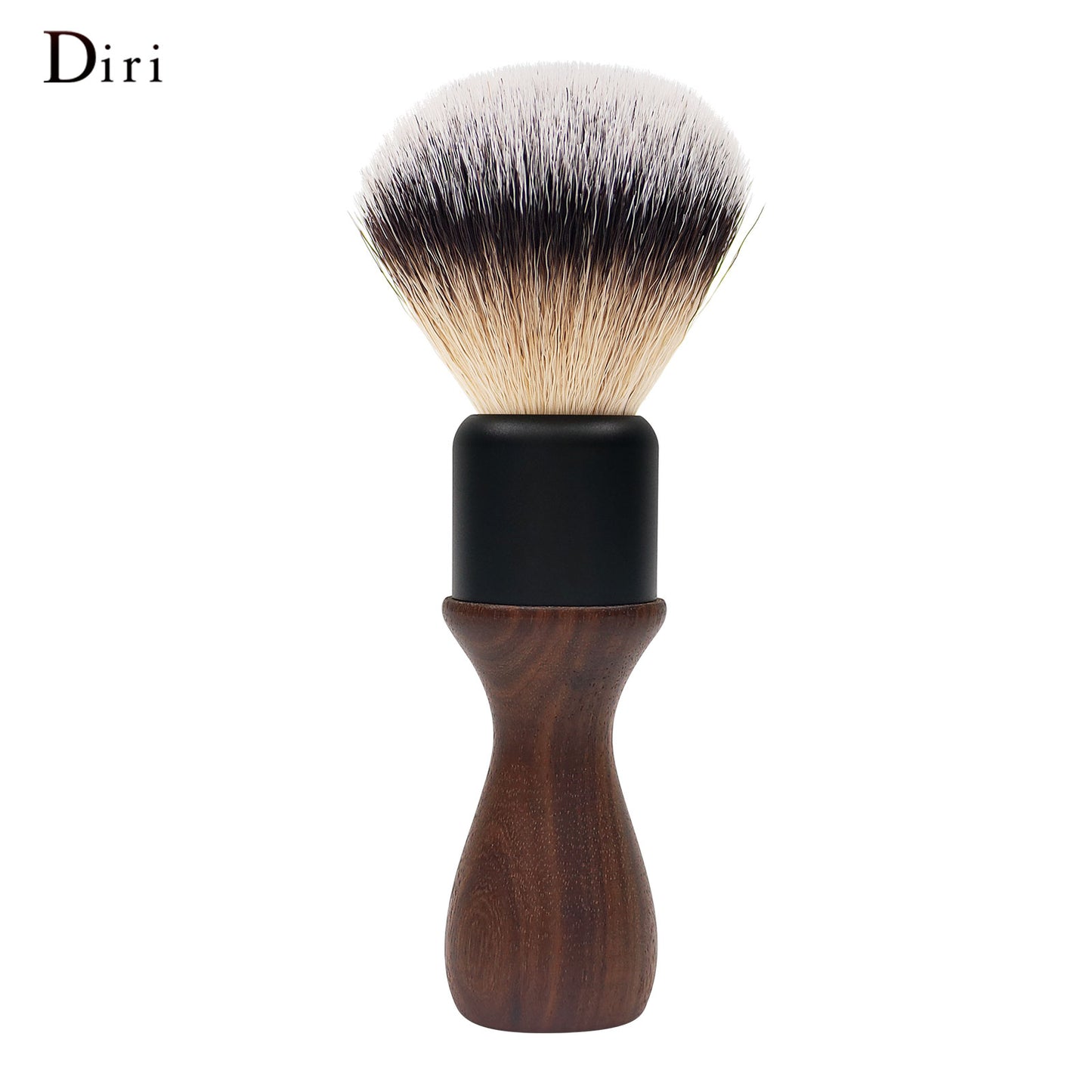 Men Shaving Travel Brush Shaving Brush for Men with Black Solid Wood Handle