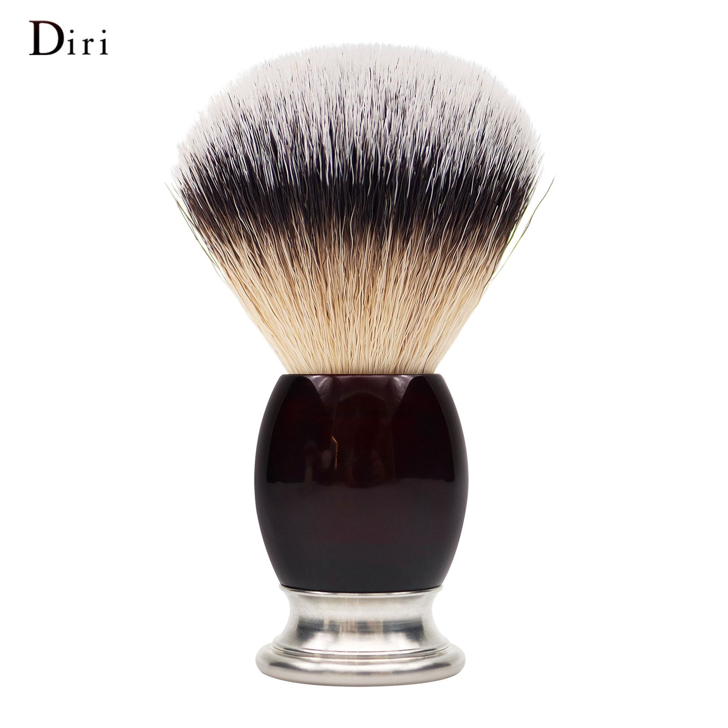 Premium High Quality Synthetic Red Resin & Metal BaseShaving Brush