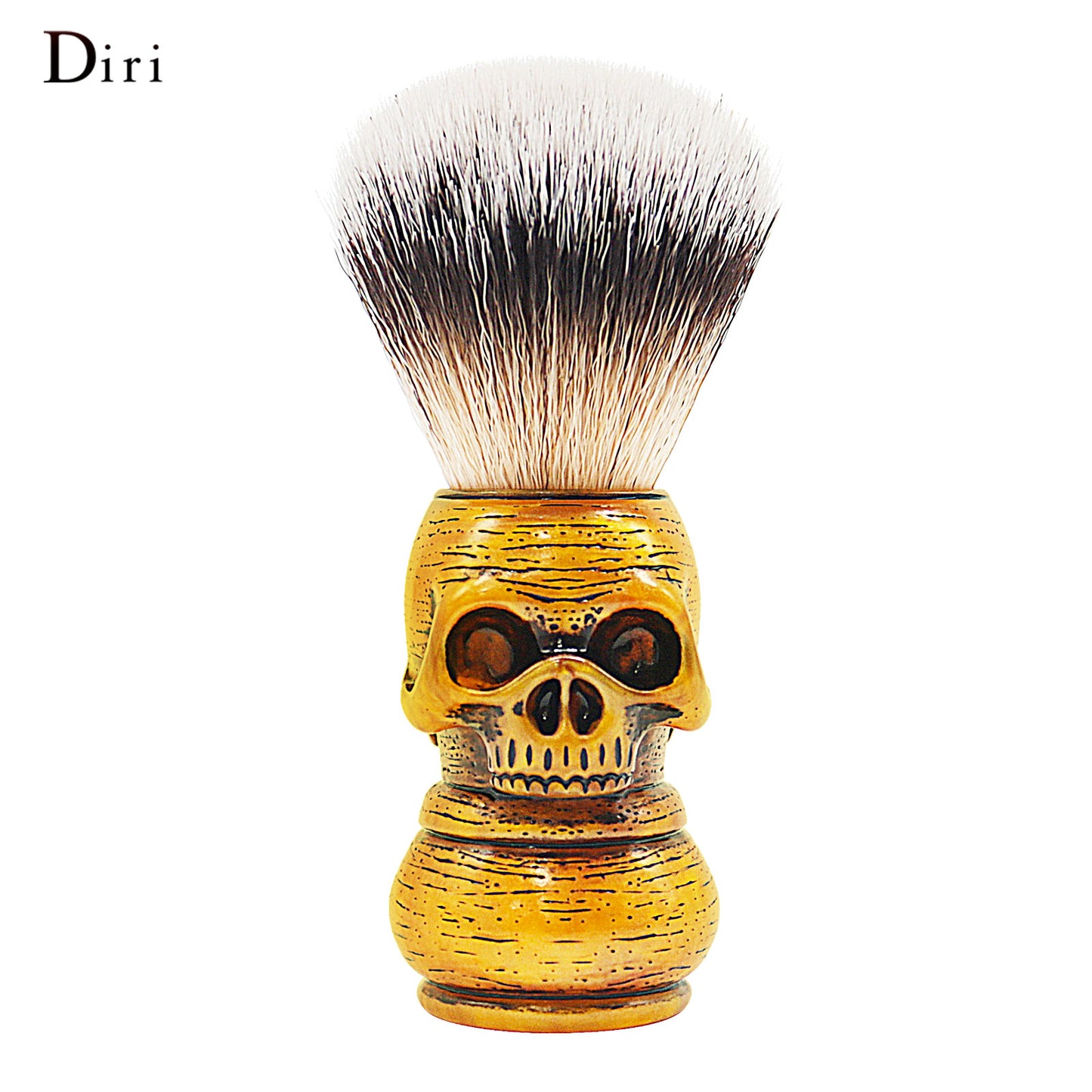 Wholesale Skull Resin Handle Synthetic Hair Beard Brush Vintage Style Men's Shaving Brushes