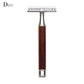 High Quality Manual Wood Handle Edge Safety Razor Gift Set Safety razor Shaving Kit