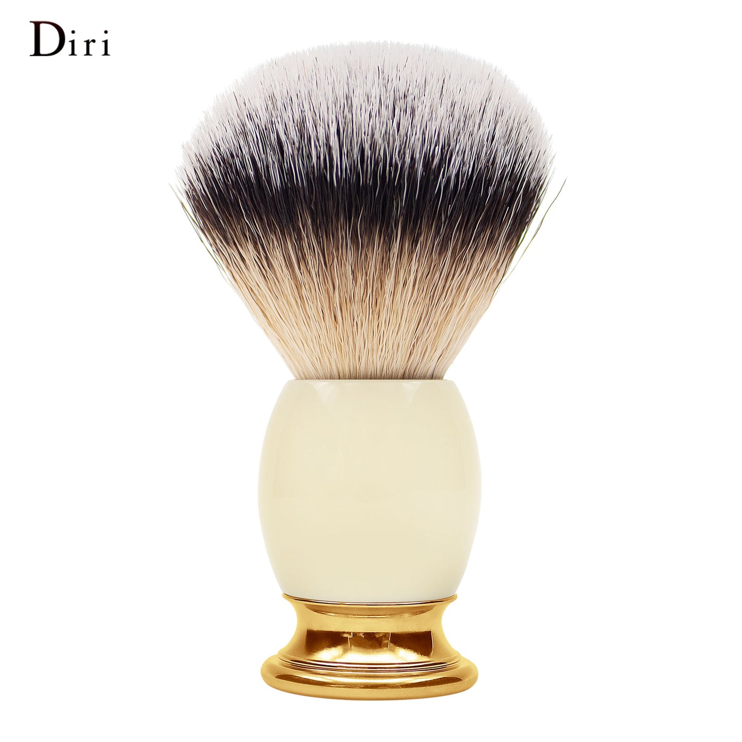 A Base of Heavy Weight Stainless Steel Acrylic Nylon Hair Shaving Brush