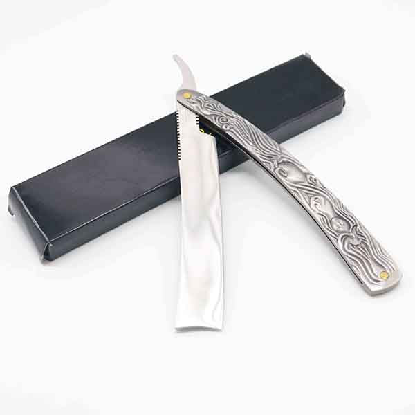 Vintage Cut Throat Straight Folding Razor with 100% Stainless Steel for Barber Salon Shaving