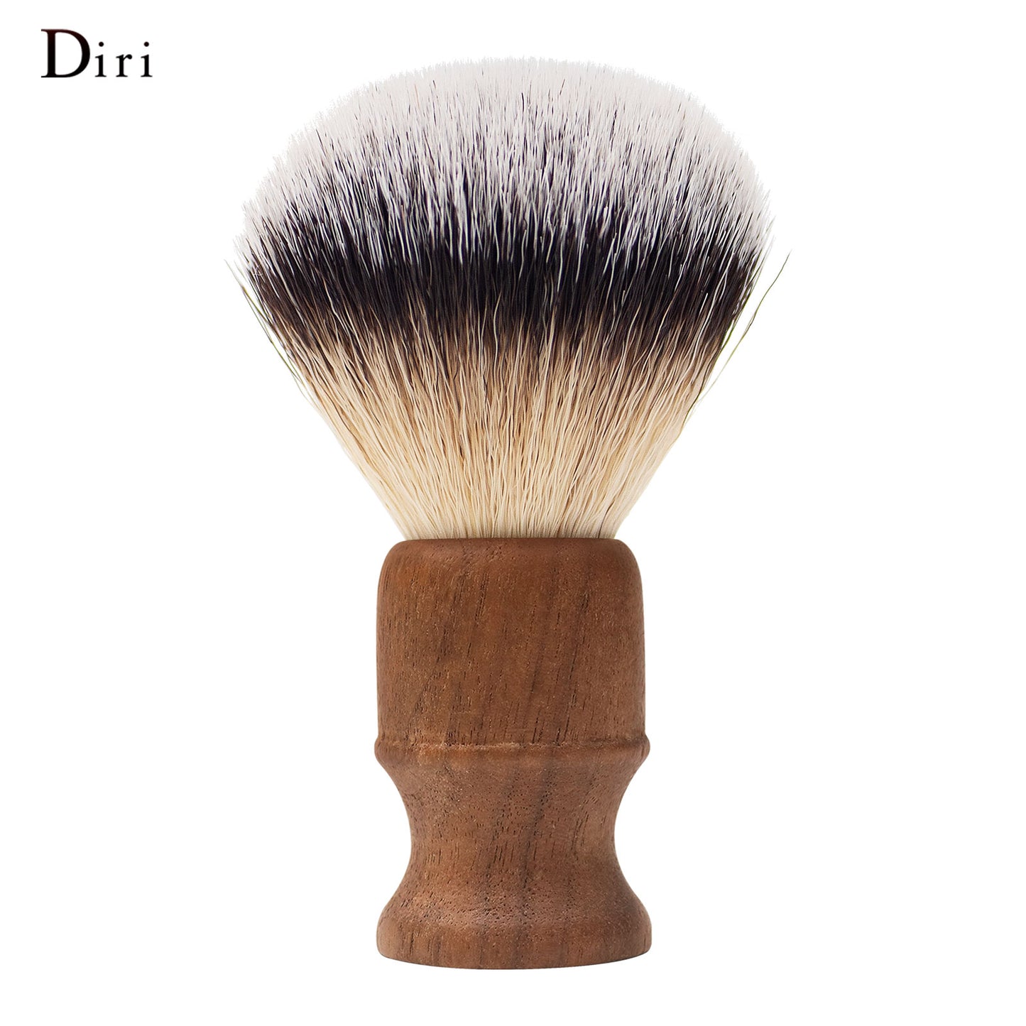 Synthetic Hair Walnut Wood Shaving Brush Cream Soap Beard Brush