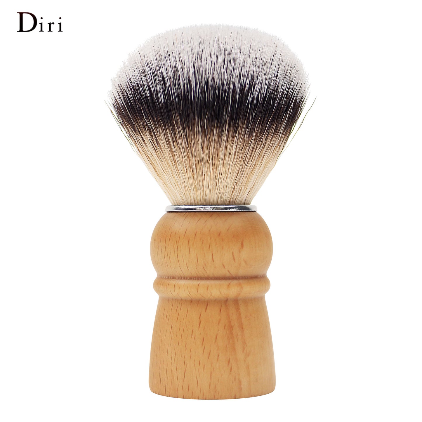 Synthetic Hair Shaving Brush for Men with Black Solid Wood Handle