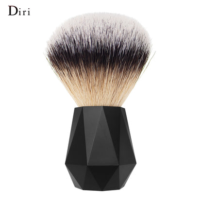 Professional Eco-Friendly Synthetic Shaving Brush With Diamond Shape Acrylic Handle