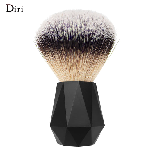 Professional Eco-Friendly Synthetic Shaving Brush With Diamond Shape Acrylic Handle