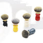 Wet Lather Soap Synthetic Hair Black Acrylic Handle Shaving Brush