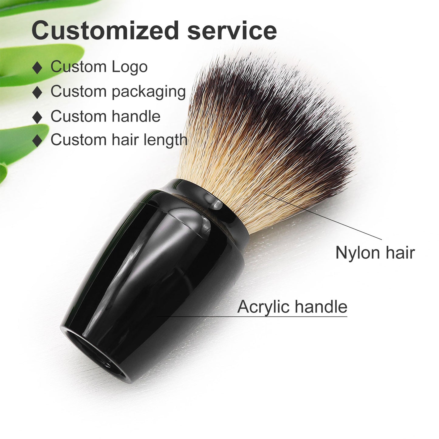 Synthetic Hair Men's Grooming Shaving Brush Kit Smooth and Soft & Boys Shaving Brush Perfect Gifts for Men