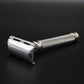 Men's Private Label Reusable Zinc Alloy Silver Safety Razor Double Edge