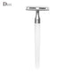 Natural Acrylic handle Safety Razor Zinc Alloy Double Edge Safety Razor