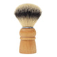 Synthetic Hair Shaving Brush for Men with Black Solid Wood Handle