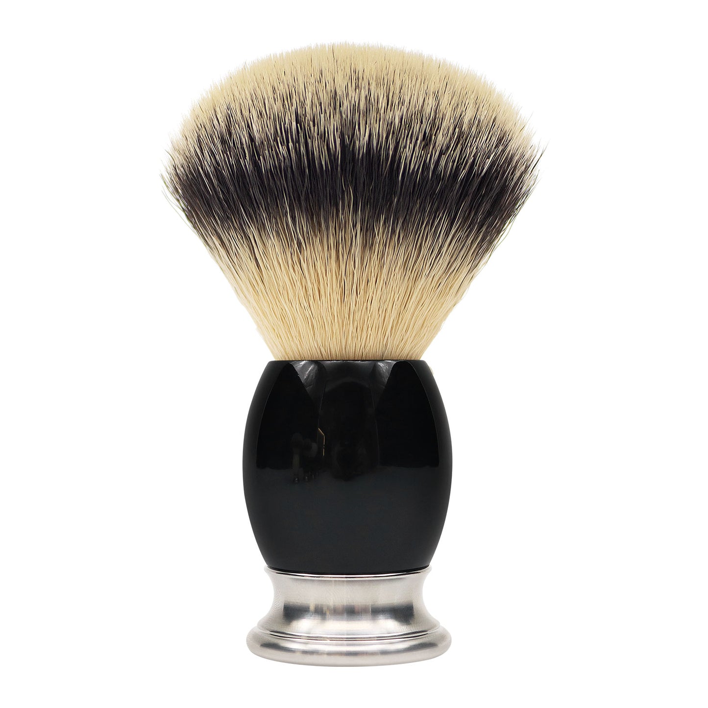 High Quality Synthetic Hair Resin & Metal Base Handle Shaving Brush