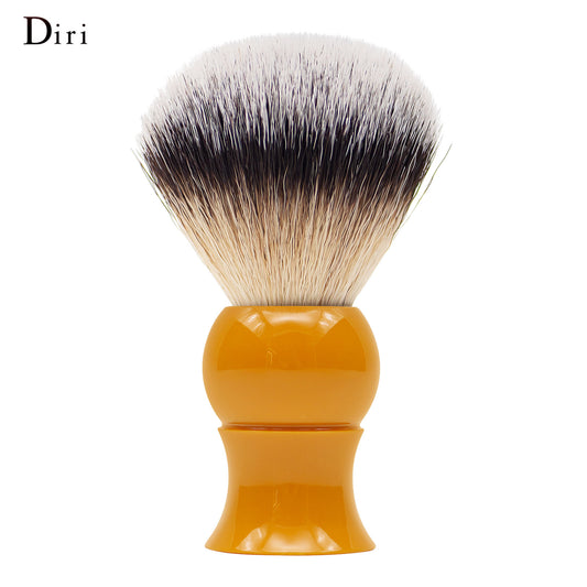 Beard Shave Tool Practical Synthetic Hair Yellow Acrylic handle Brush Perfect Gifts for Men