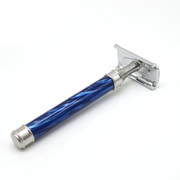 High Quality Resin Handle Single Blade Stainless Steel Barber Shaving Double Edge Safety Razor