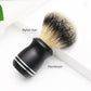 Professional Synthetic Nylon Hair Aluminum Handle Shaving Brush