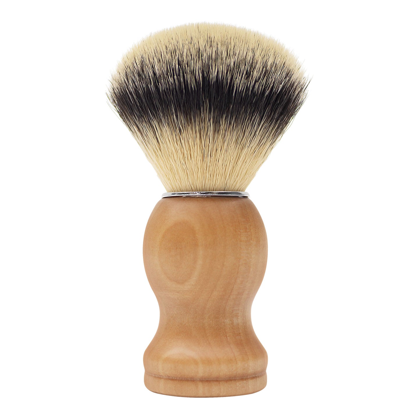 Soft Man‘s Shaving Brush Premium Wood Grain With Silver Ring beard brush