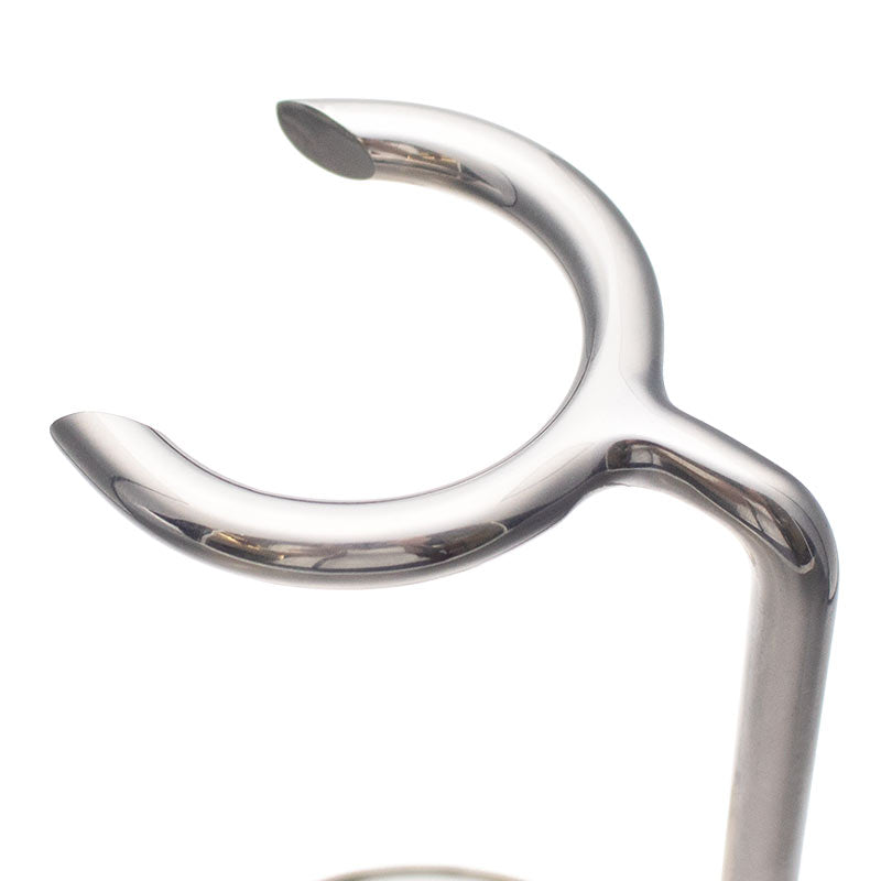 High Quality Aluminum Alloy Shaving Stand Shaving Tool Metal Holder for Men's Shaving