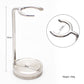 High Quality Aluminum Alloy Shaving Stand Shaving Tool Metal Holder for Men's Shaving