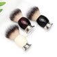 High Quality Synthetic Hair Resin & Metal Base Handle Shaving Brush