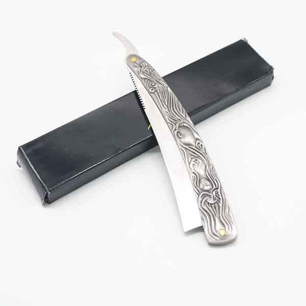 Vintage Cut Throat Straight Folding Razor with 100% Stainless Steel for Barber Salon Shaving