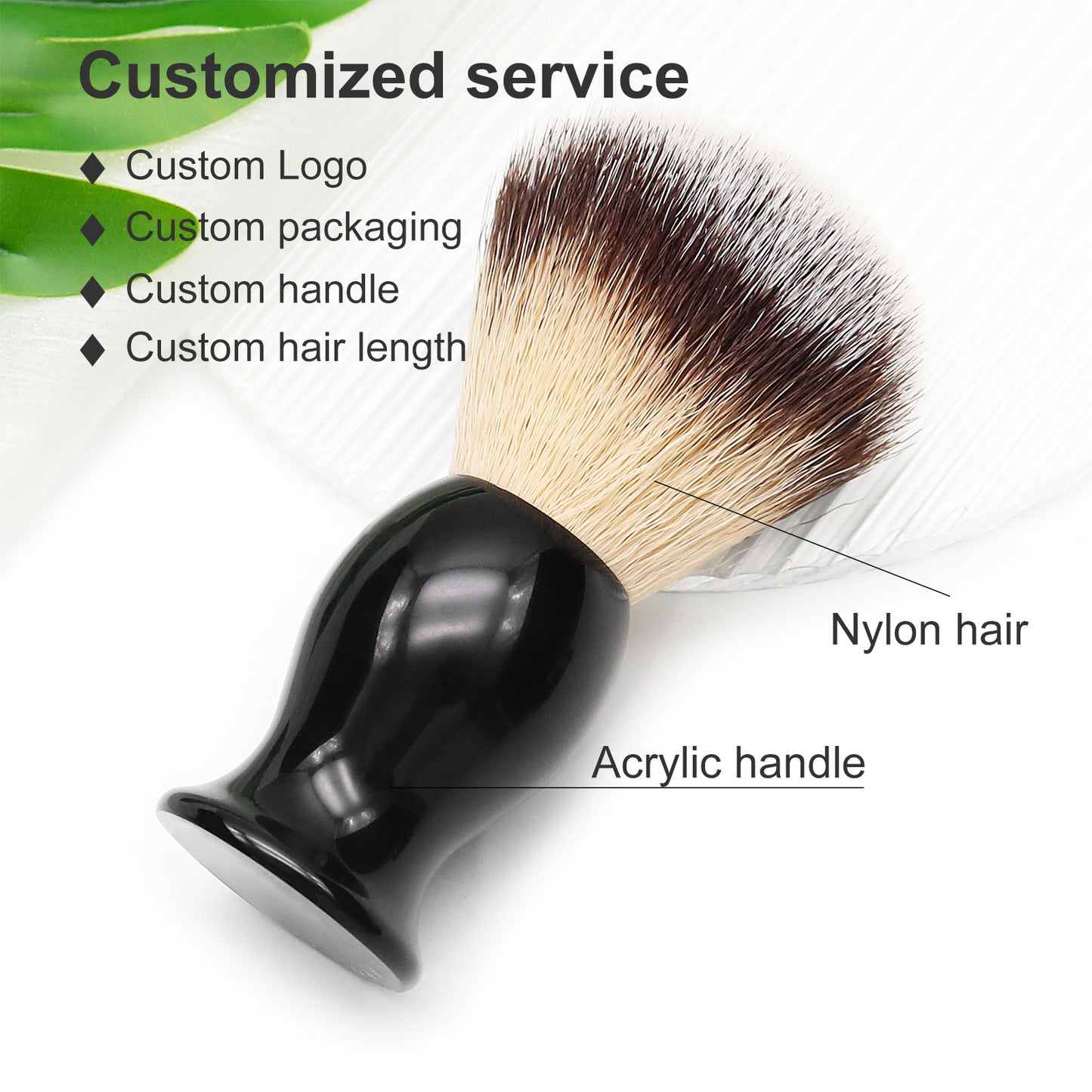 Best Hot Selling Acrylic Handle Synthetic Excellent Quality Shaving Brushes