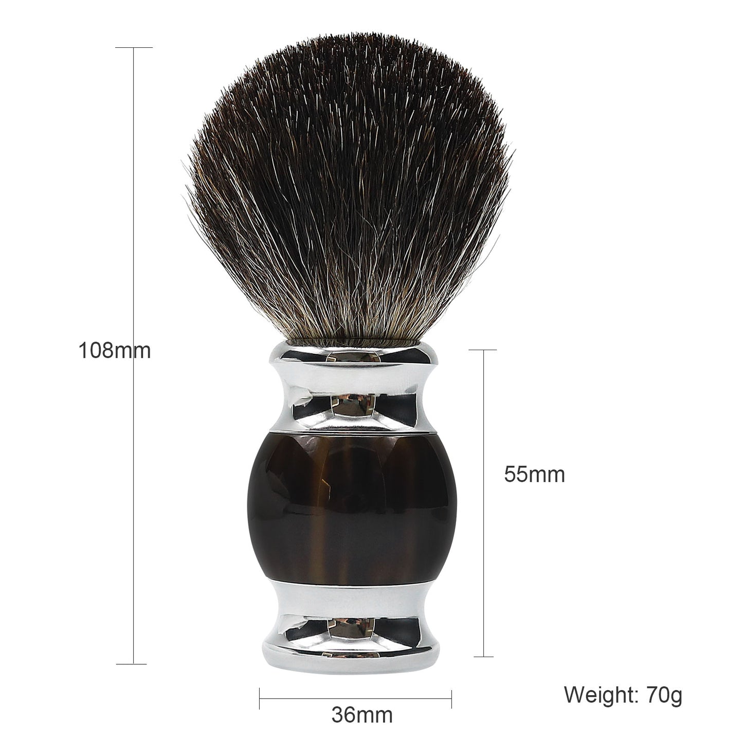 Resin Handle High Quality Best Shaving Brush Pure Badger Hair Shave Brush